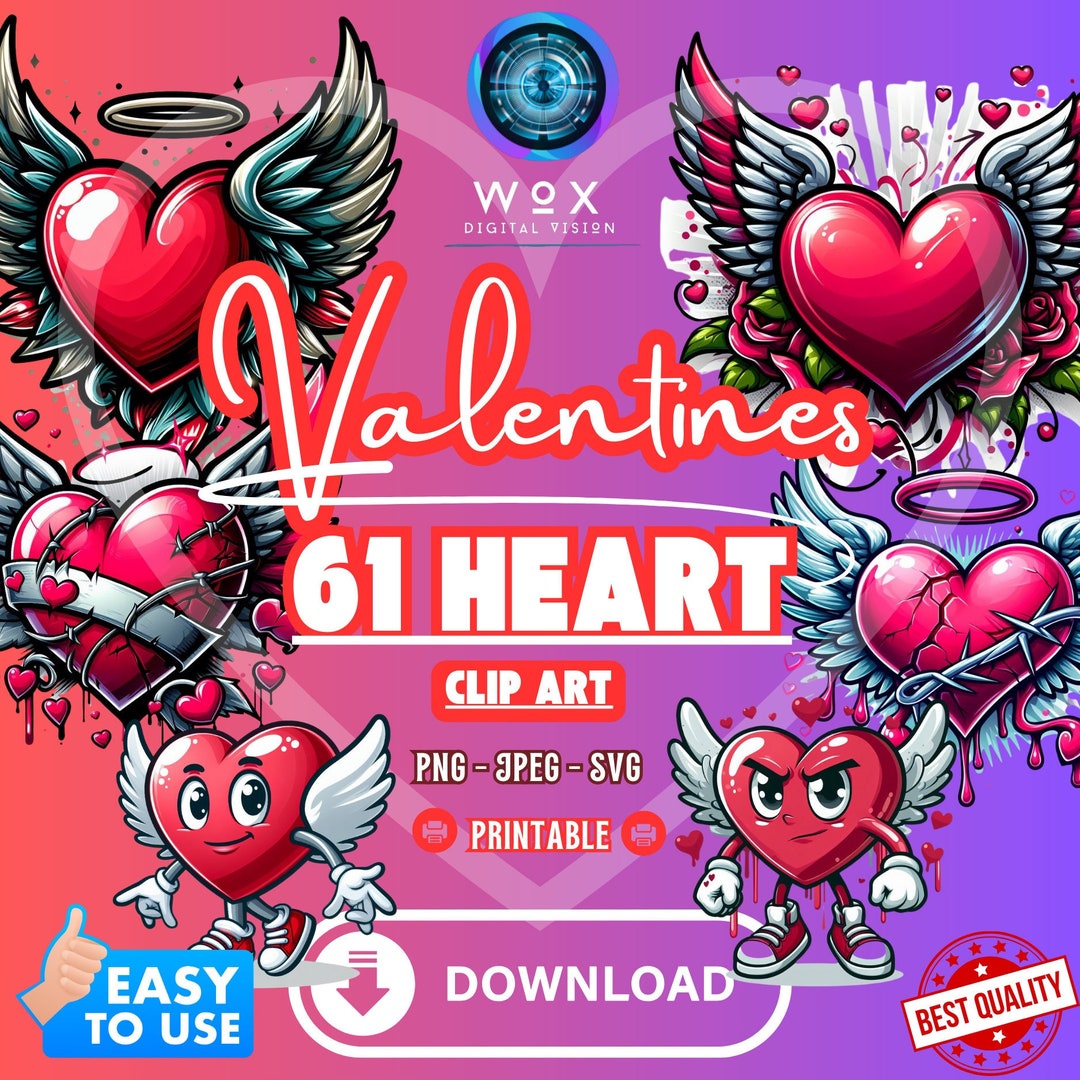 valentine-printable-hearts-wings-png-download-red-heart-clip-art-valentine-sublimation