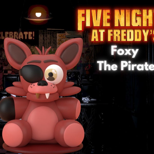 Foxy The Pirate Plushie | Five Night's At Freddy's - STL File