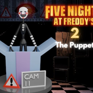 The Puppet/Marionette | Five Night&#39;s At Freddy&#39;s 2 STL File - Figures, Diorama 3D Model, Games, Characters