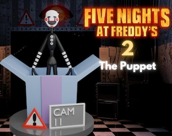 人形/マリオネット | Five Night's At Freddy's 2 STL ファイル - フィギュア、ジオラマ 3D モデル、ゲーム、キャラクター
