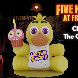 Chica a galinha de pelúcia | Five Nights at Freddy&#39;s - Arquivo STL