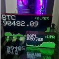 PixoTicker Live Stock Crypto Forex Indices Price Retro LED Display product logo