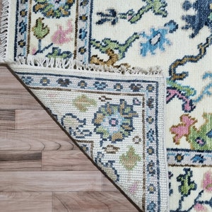 4x6 size quik ship colourfull trendy beautifull flower designer carpet /rug for living room and bed room Oushak Rug Knotted persian knot