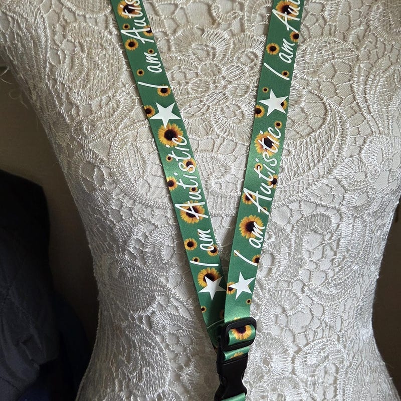 Custom Sunflower Lanyard - Etsy UK
