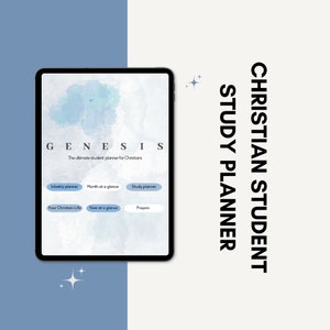 Exodus Essentials Christian Student Study Planner - Blue