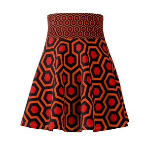 Custom Haunted Hotel Skater Skirt with Waistband main image 0