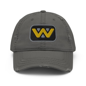 Bonnet papa vieilli Yutani Weyland | Inspiré par Romulus extraterrestre | Casquette de science-fiction brodée | Parfait pour les fans de films extraterrestres