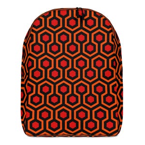 The Shining Corridor Carpet Backpack | Minimalist Horror Movie-Inspired Bag | Spacious & Stylish