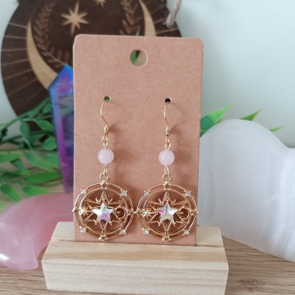 Boucles d’oreilles Star guardian  - fait main - PIERRES