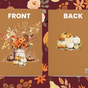 Dennison Thanksgiving Journal Vintage Dennison style Notepad gift for fall