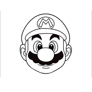 Pegatina de vinilo de Mario