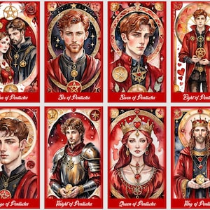 Cartas del tarot del amor. Baraja de tarot para San Valentín.