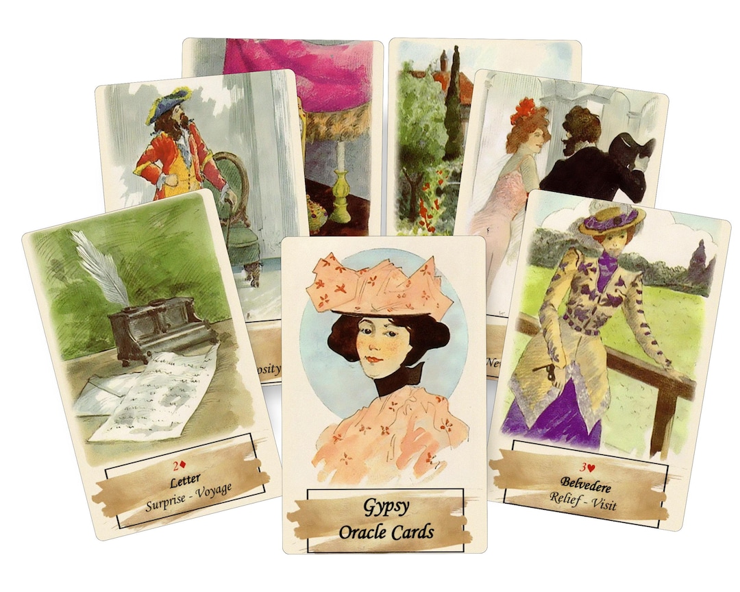 Gypsy Oracle Gypsy Oracle Cards – 54-card Deck - Etsy