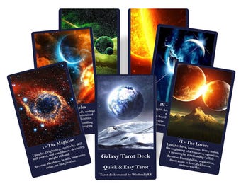 Space Galaxy tarot deck. Cosmos tarot