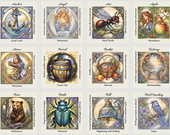 Tea leaves and dreams oracle cards