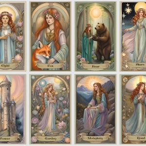 Star Path Lenormand oracle cards