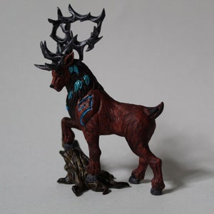 Magical Deer / Painted Miniature / Dungeons and Dragons / Tabletop