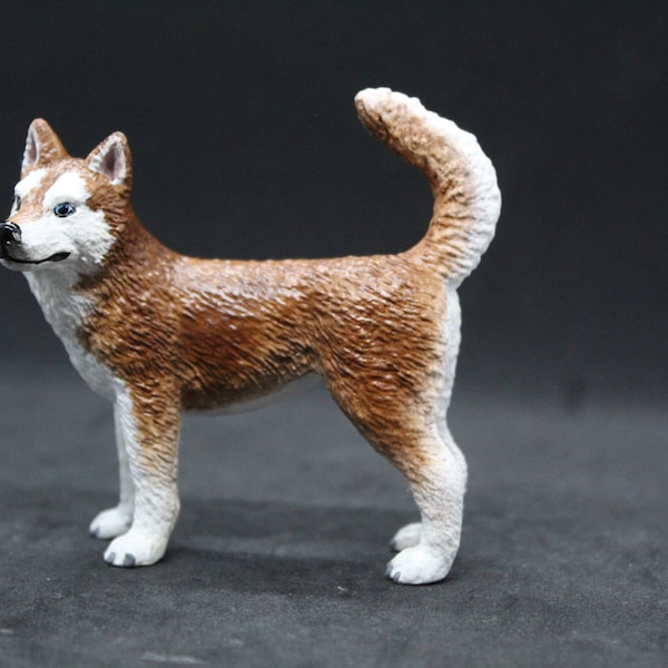 Schleich / model dog / fits model horse / repaint / repainted / dog / figure