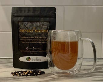 The Money Maker Tea | Loose leaf tea gift for big successes | Work hard, infuse, relax and start again