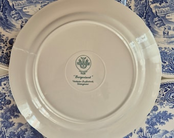 専用ページ　Boch ビンテージ白い花リム　水玉　ディナー皿23cm5枚 専用ページ Boch ビンテージ白い花リム 水玉 ディナー皿23cm5枚