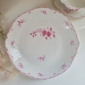 Large Haviland Théodore Limoges France serving platter with vintage floral decoration