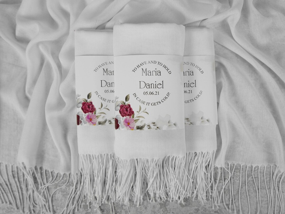 White Pashmina Bulk Shawl, Bridesmaid Shawl, Bridal Shower Favors