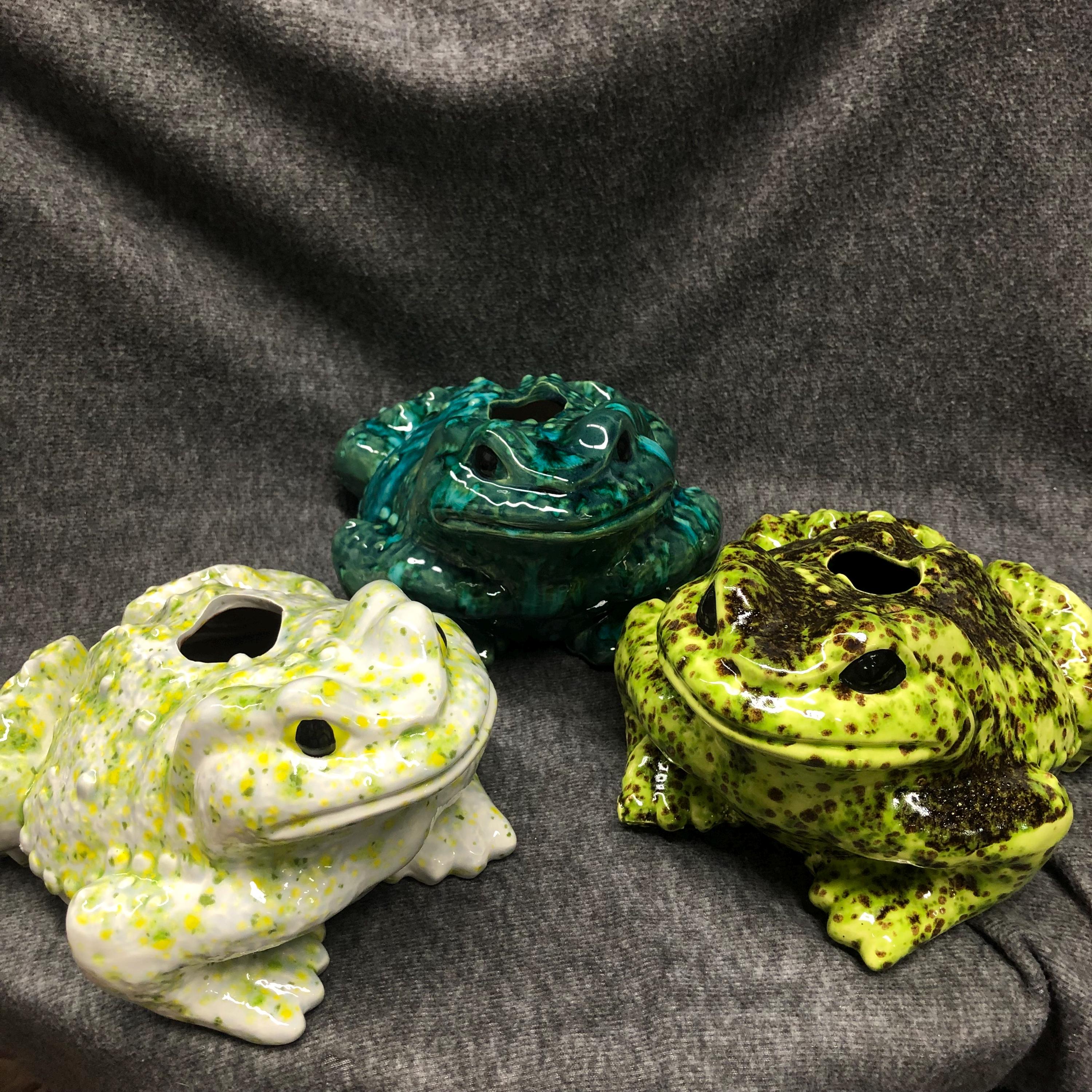 CUSTOM Painted Ceramic Arnel Toad Tissue Dispenser MEDIUM - Etsy