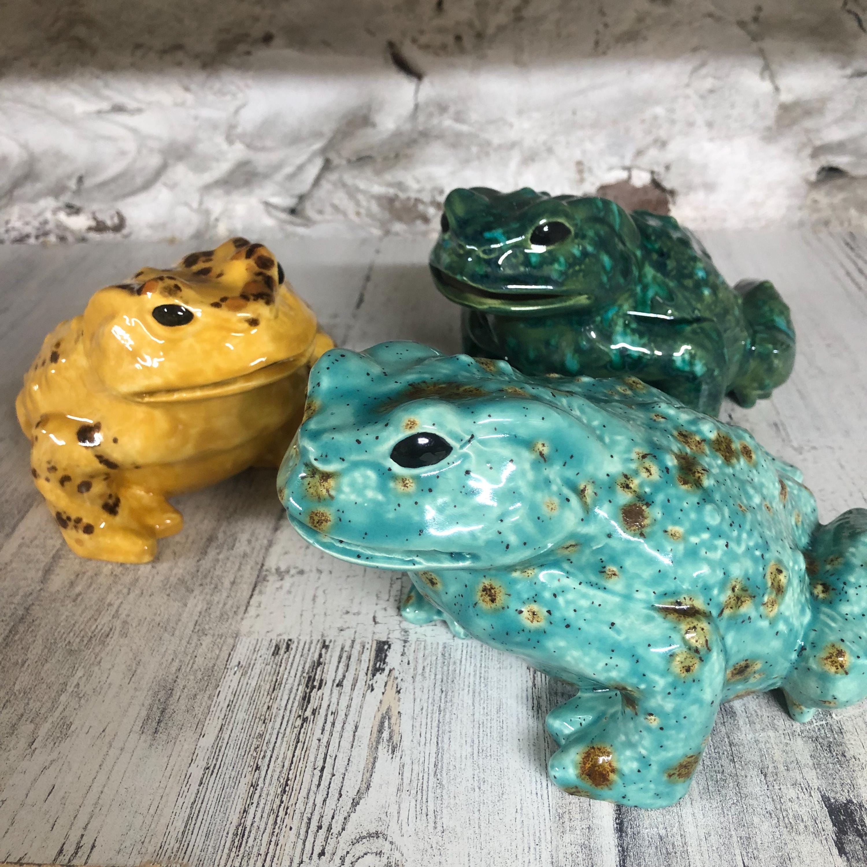 CUSTOM Painted Ceramic Arnel Toad (piggy) Bank SMALL - Etsy