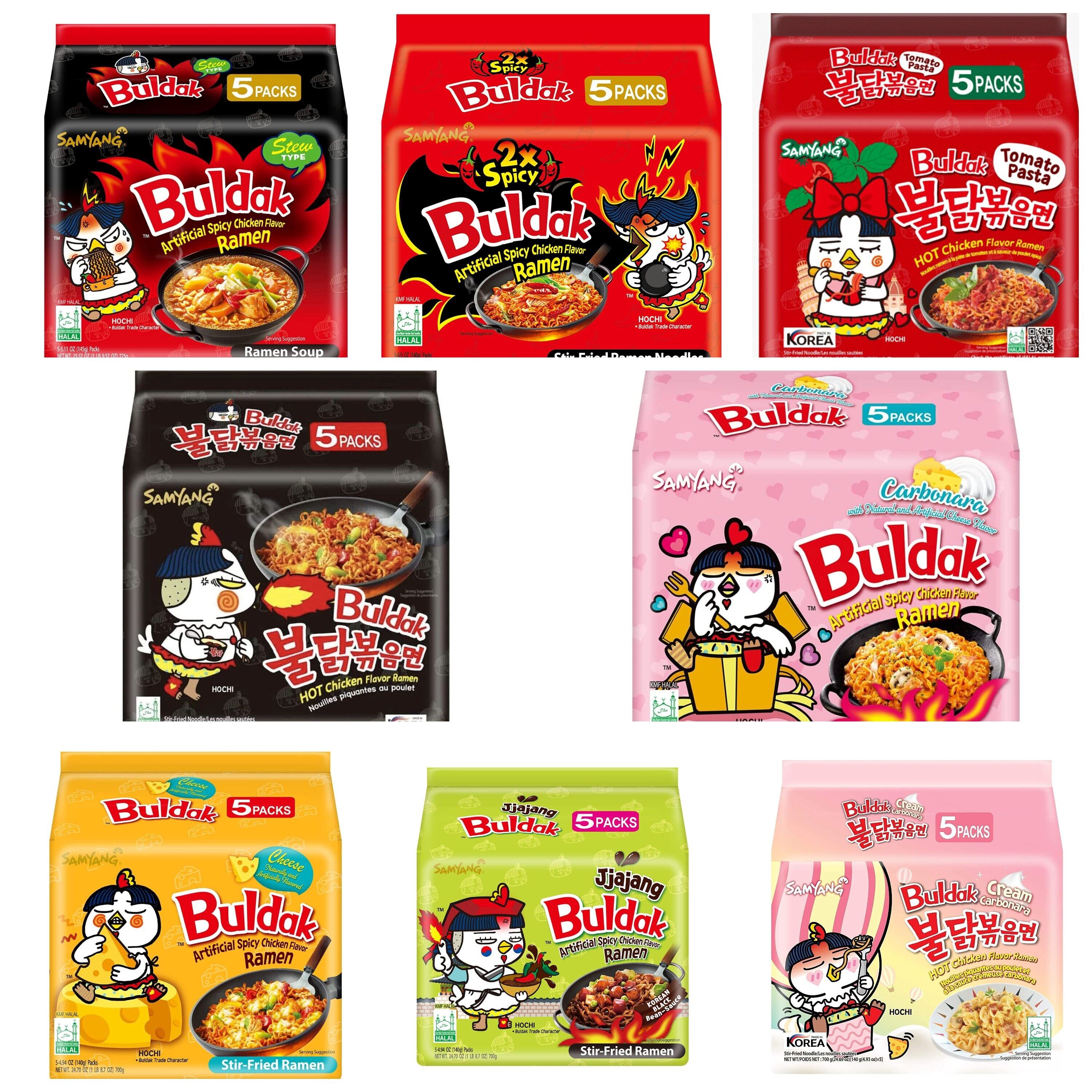 Ready Stock Samyang Buldak Spicy Viral Korean Stir Fry Ramen 5 Etsy
