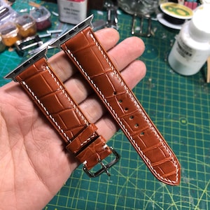 Handcrafted Leather Watch Strap