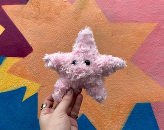 JJLFresheners Blue Star Plüsch-Spielzeug – Quietschender Seestern Für Kleine & Mittelgroße Hunde
