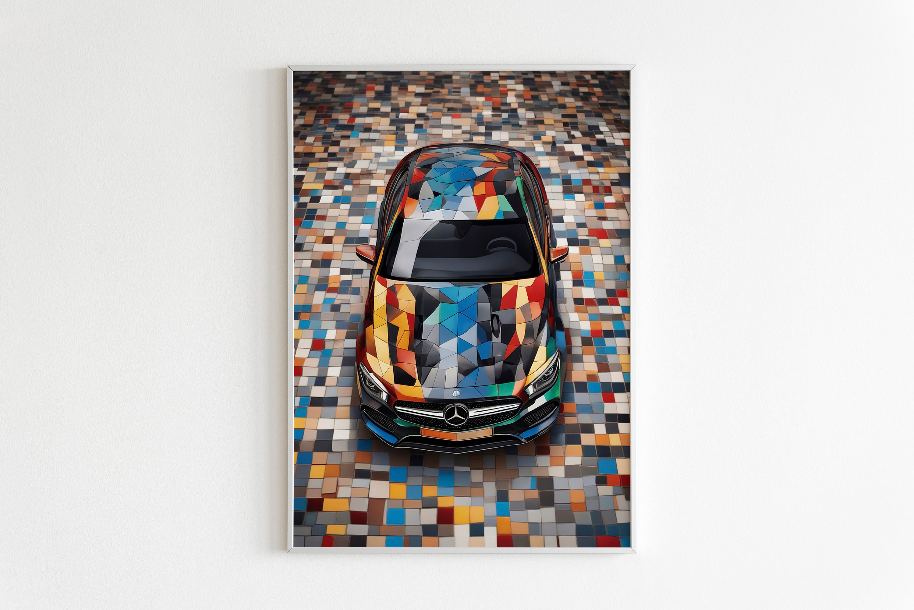 Mosaic Art - Mercedes Benz CLA - Etsy