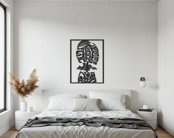 Metalen muurkunst bergbos, op de natuur geïnspireerd stalen muurdecor, rustiek landschap muur hangen, cabin lodge cadeau voor buitenliefhebbers