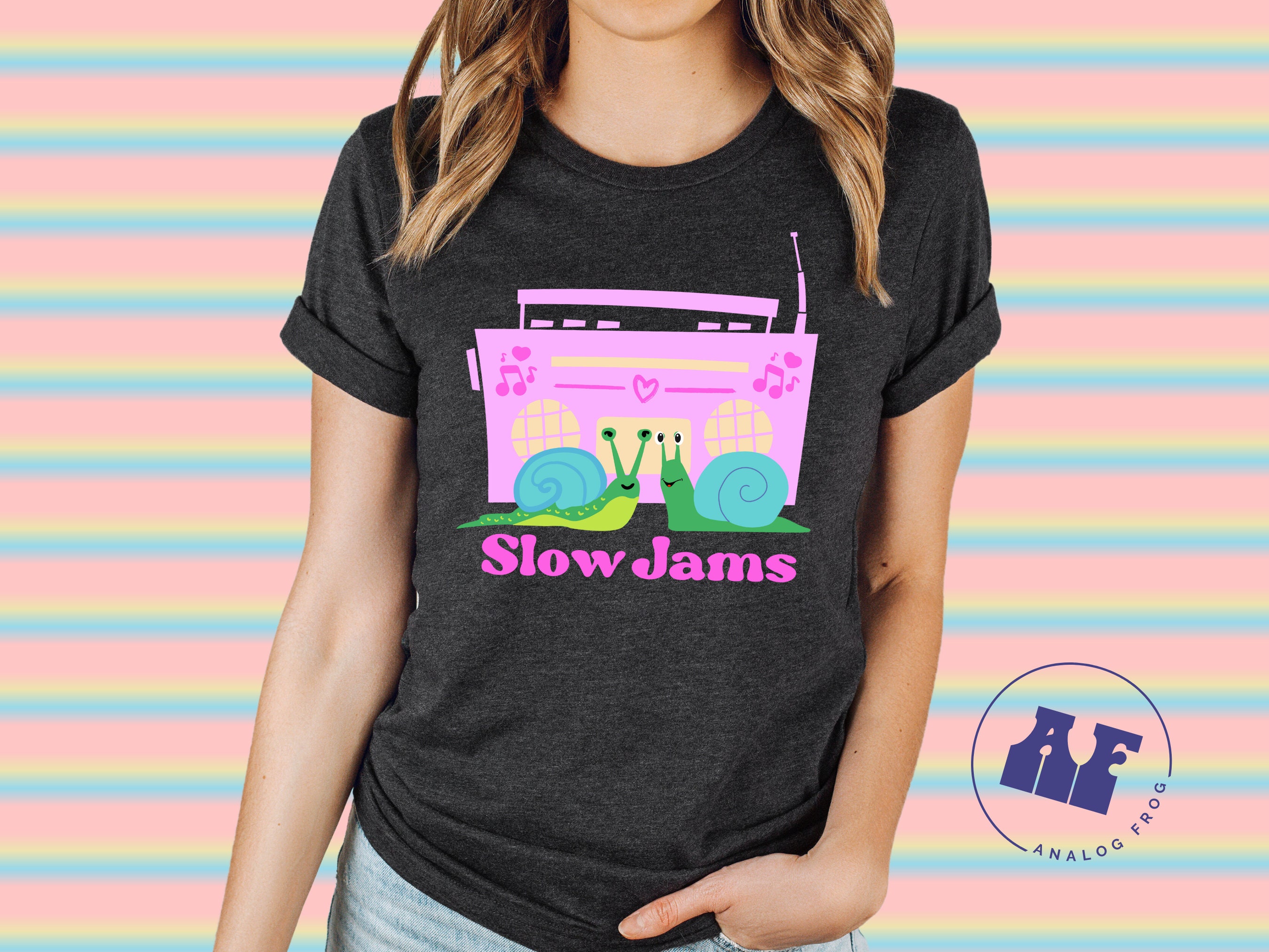 Slow Jams! Trendy Graphic Tee, Soft Premium Unisex Goodness.