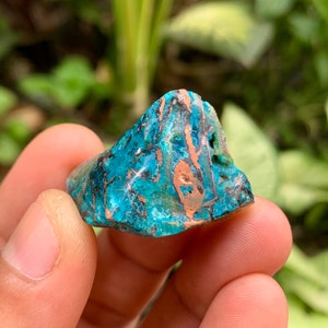 Spider web chryaocolla copper blue | Specimen | polished