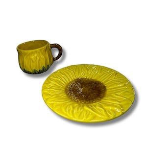Bordallo Pinheiro Sunflower - Etsy