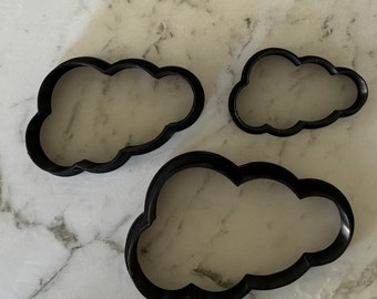 Cloud shape cookie cutter set of 3