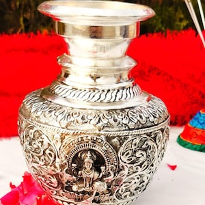 Laxmi Pooja Kalash For Home Temple - Religieuze festivalborden - Decoratief traditioneel gevoel - Cadeauartikelen retourneren