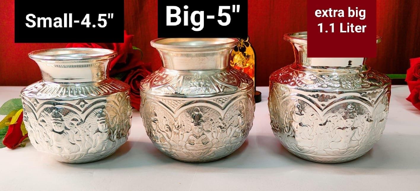 Rückgabe Geschenke-Reine deutsche Silber Ashtalakshmi kalasch für Home stempel