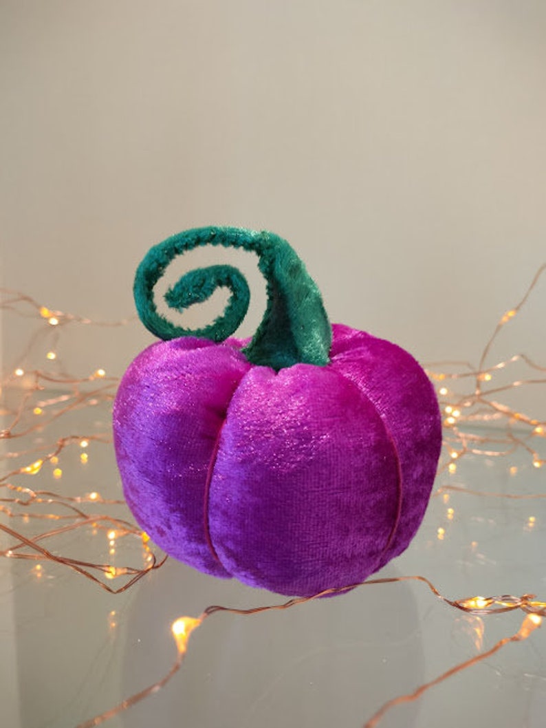 Pumpkin Fushia Pink & Emerald Green Crushed Velvet FREE UK DELIVERY