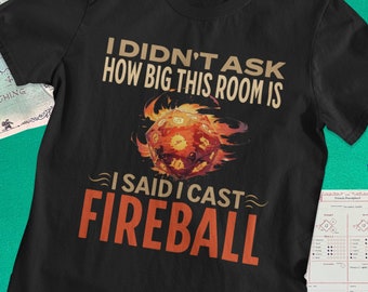 DM I Said I Cast Fireball, Dungeons & Dragons T-shirt Unisex | RPG tee | DnD gift | DnD present | Pathfinder shirt | Dungeon Master