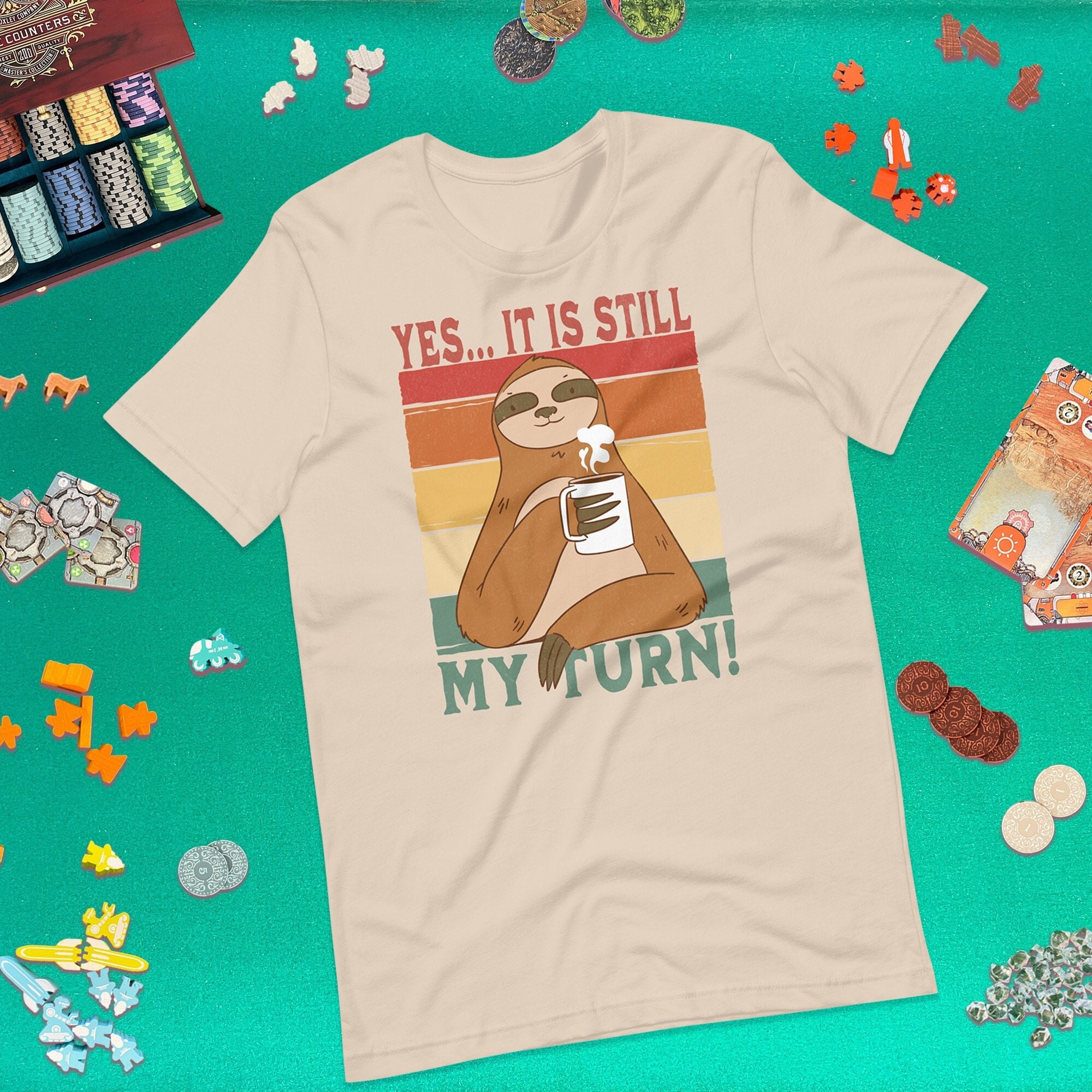 Oui, c'est toujours mon tour ! T-shirt pour amateur de jeu de société et stratège paresseux | T-shirt de jeux de société | Cadeau chemise de geek de jeu de société