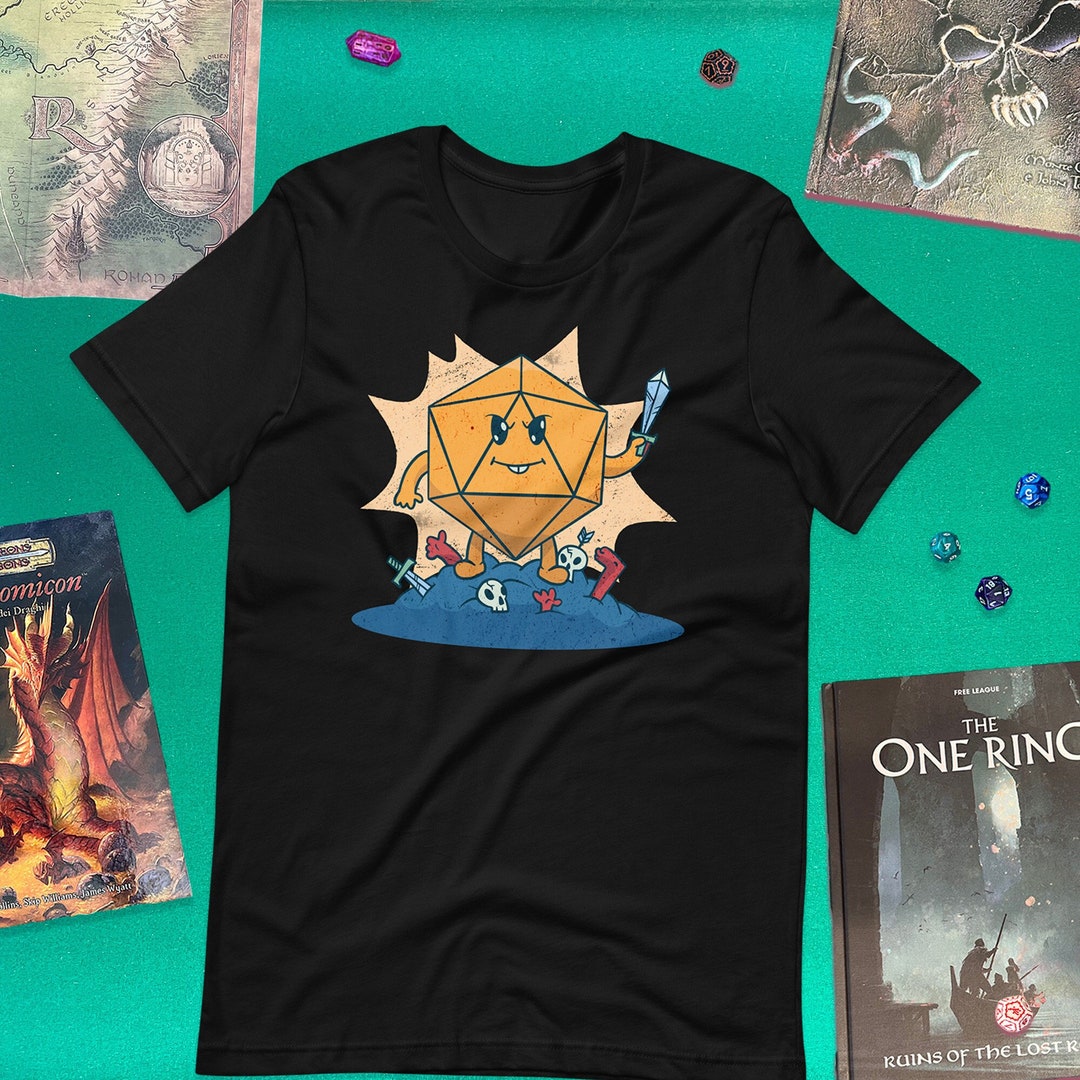 Triumphant D20 Dice Warrior Dnd Character Class Shirt Dungeons Triumphant D20 Dice Warrior Dnd Character Class Shirt Dungeons