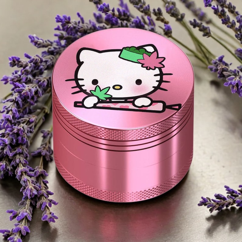 Hello Kitty Grinder Cute Grinder With Hello Kitty Designs Etsy UK