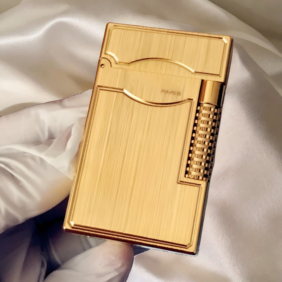 Golden Sanji Lighter Dupont Inspired Lighter Windproof Etsy
