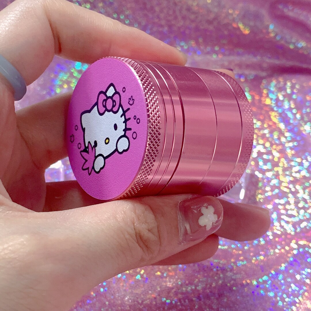 Hello Kitty Grinder Cute Grinder With Hello Kitty Designs Etsy UK