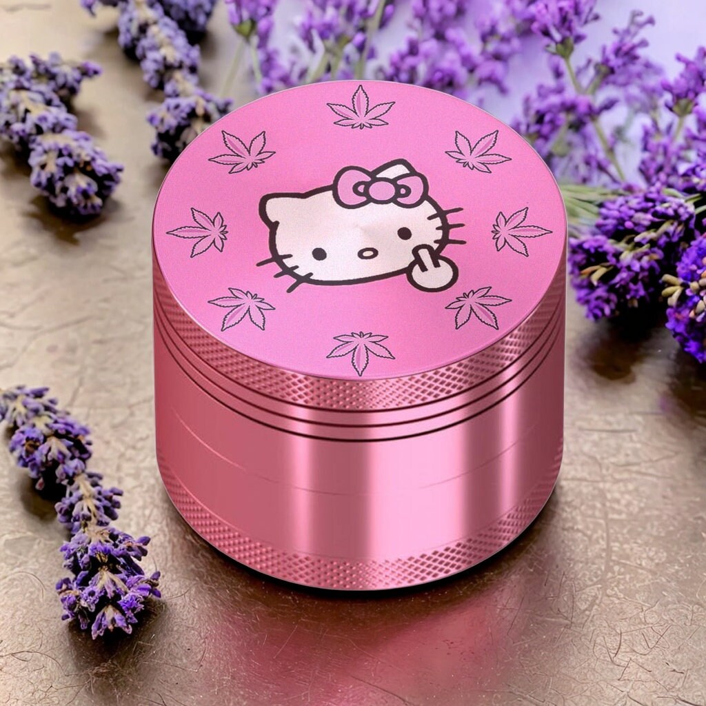 Hello Kitty Grinder Cute Grinder With Hello Kitty Designs Etsy UK