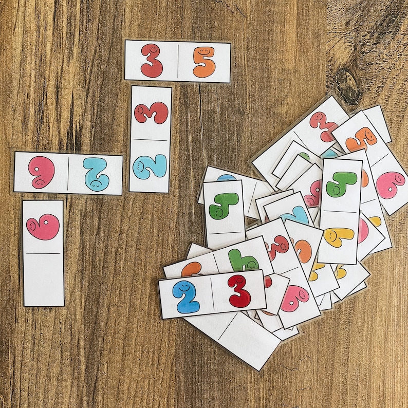 Animal Domino Game – Printable Matching Activity for Kids PDF - Etsy