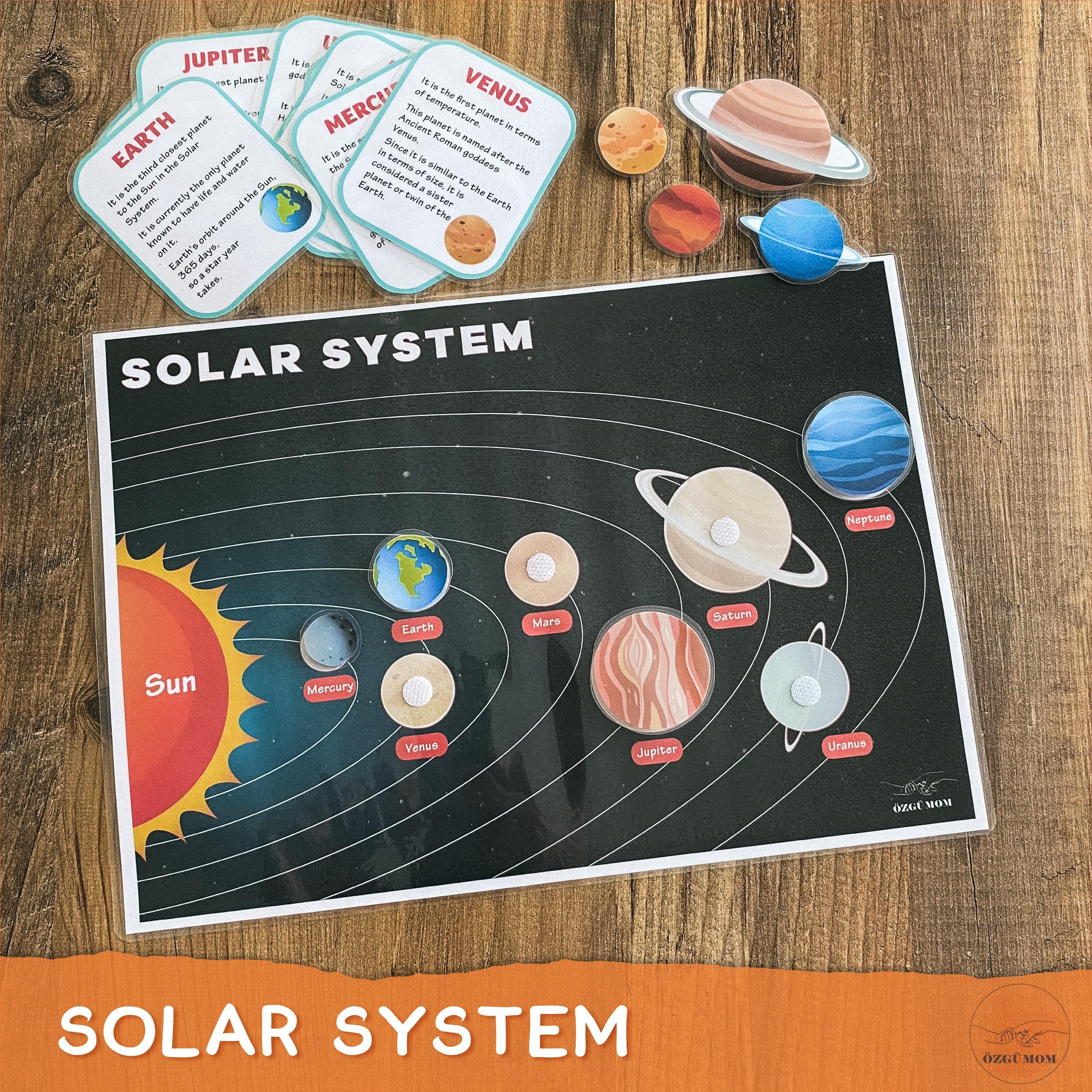 Solar System Learning Activity – Printable Montessori Space