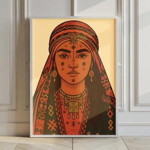 Amazigh poster, amazigh woman portrait, amazigh, amazigh pictures, amazigh picture, morocco poster, morocco pictures